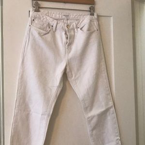 Sezane white denim new!